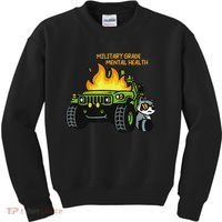 Military Grade Mental Health Kids Sweatshirt thumb 0