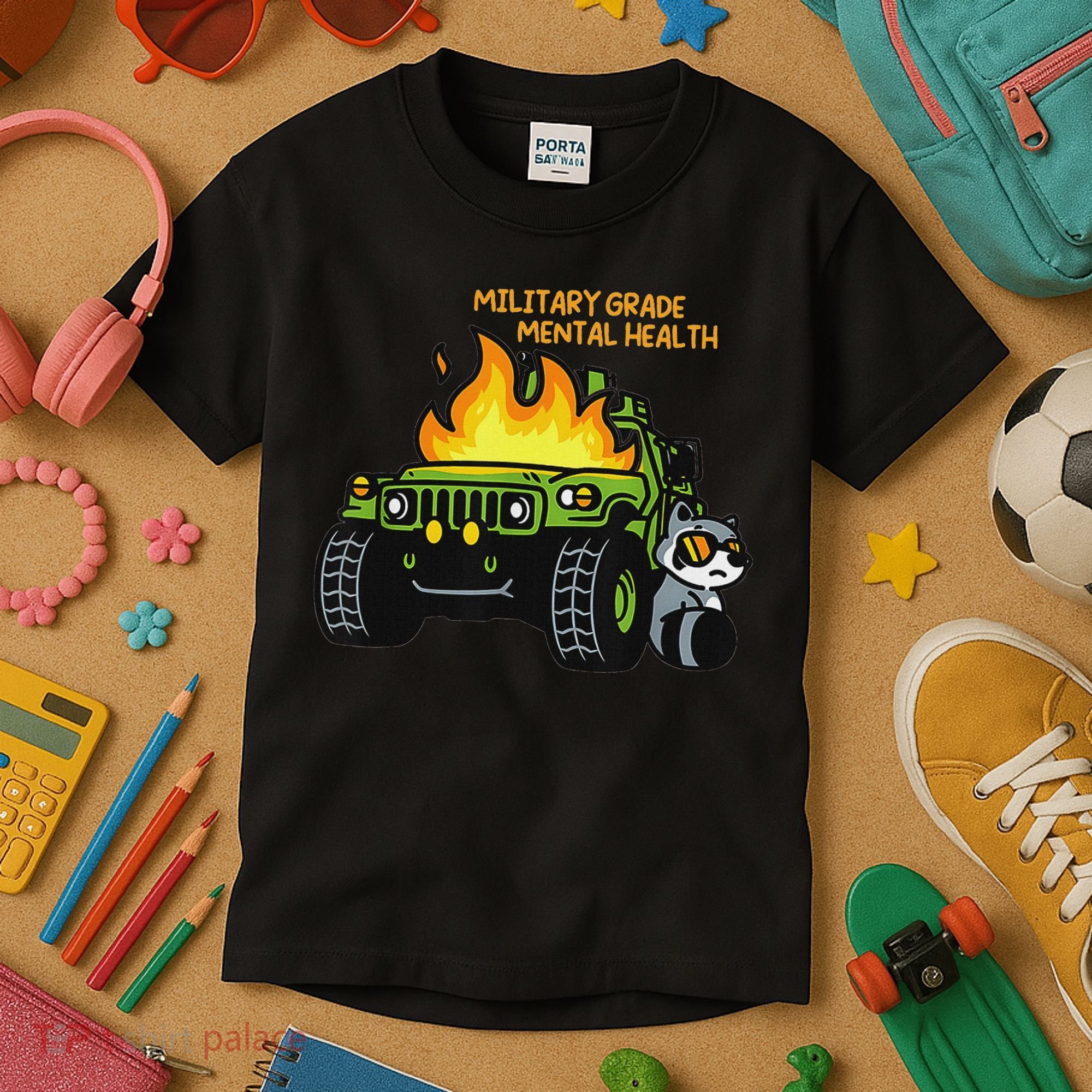 Military Grade Mental Health Kids T-Shirt