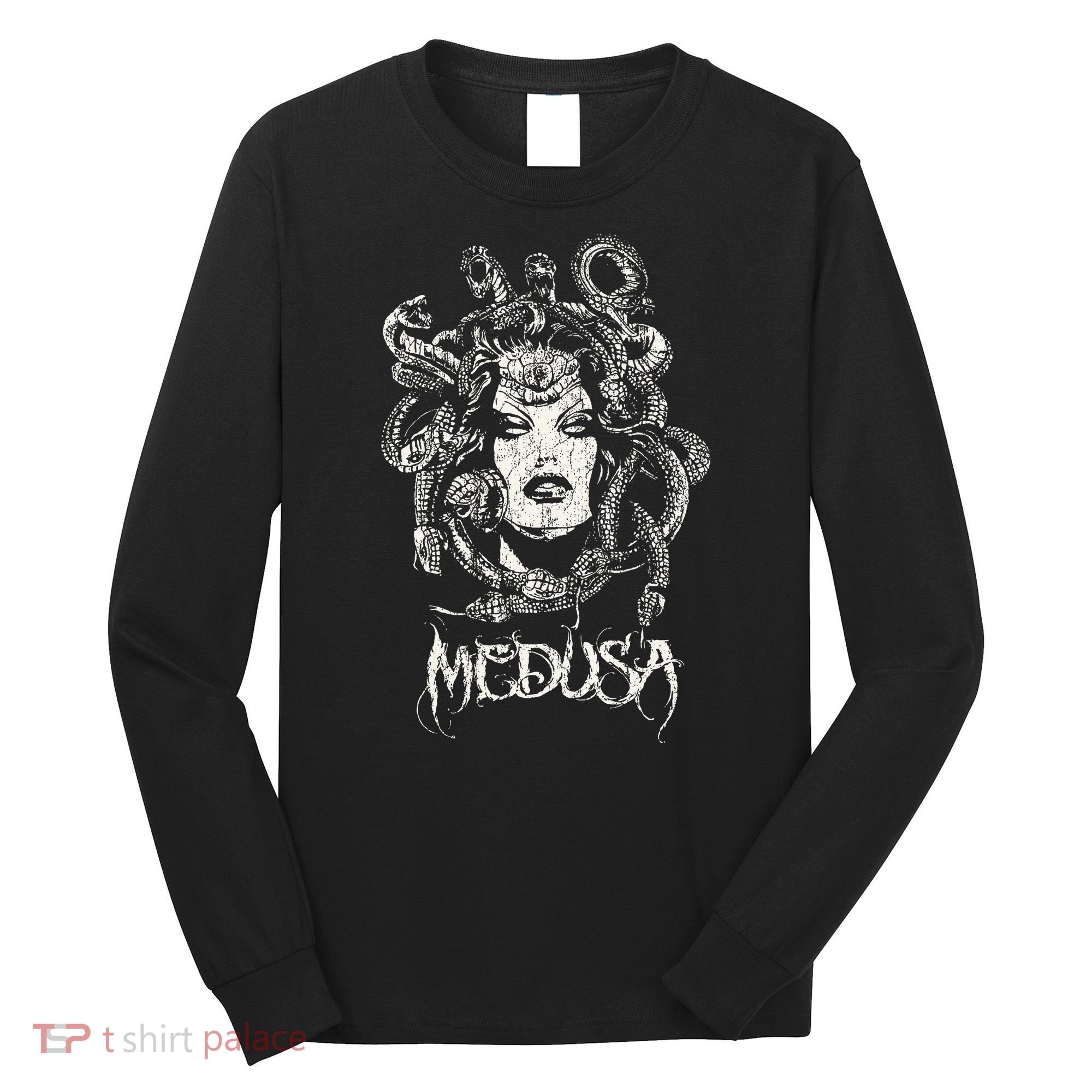 Medusa Greek Mythology Gothic Long Sleeve Shirt