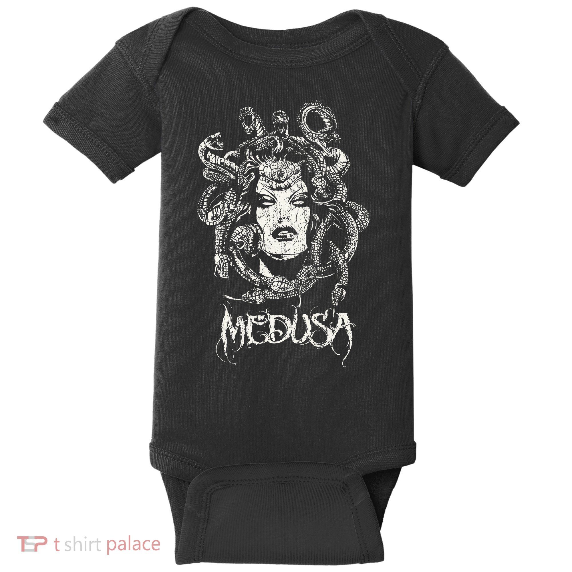 Medusa Greek Mythology Gothic Baby Bodysuit