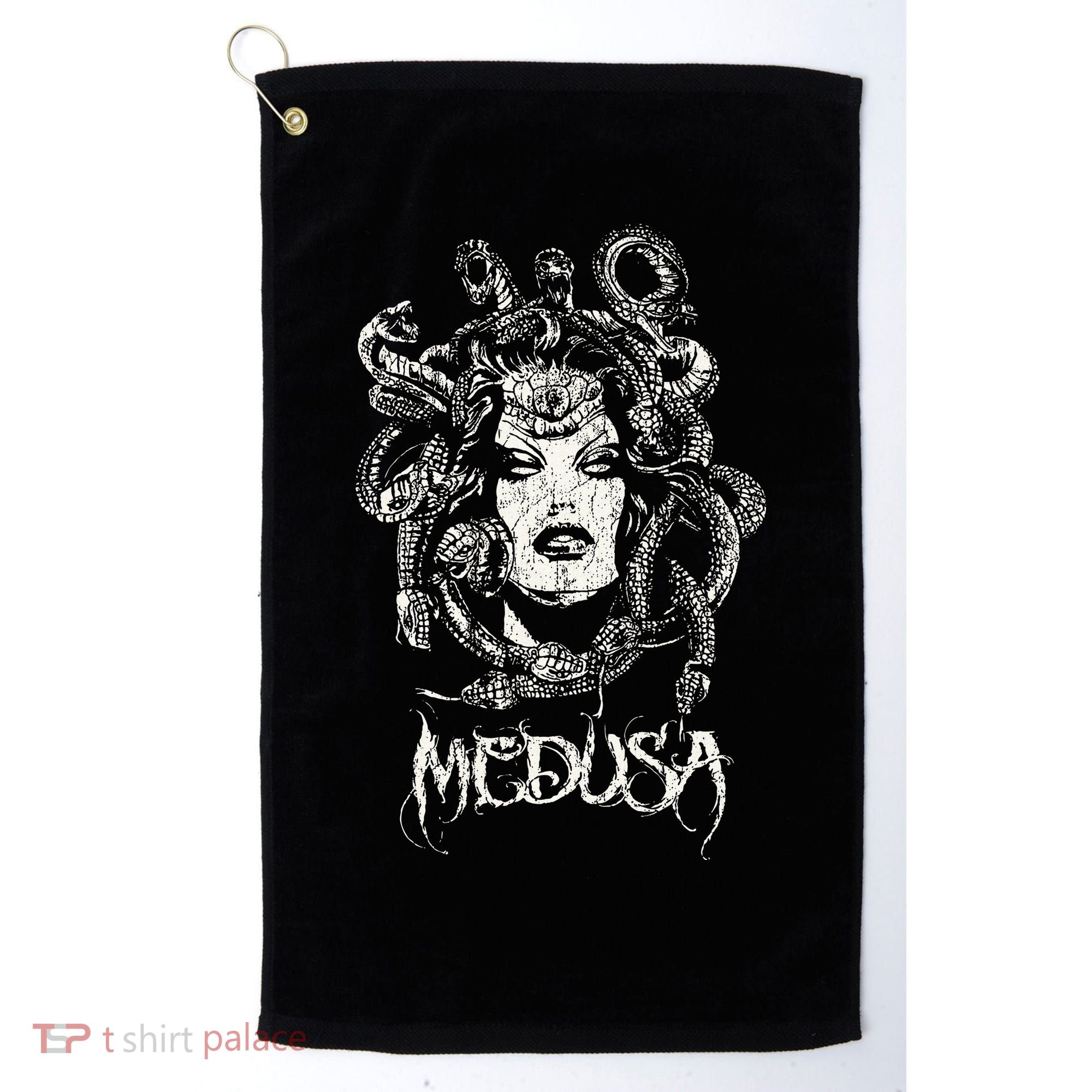 Medusa Greek Mythology Gothic Golf Towel