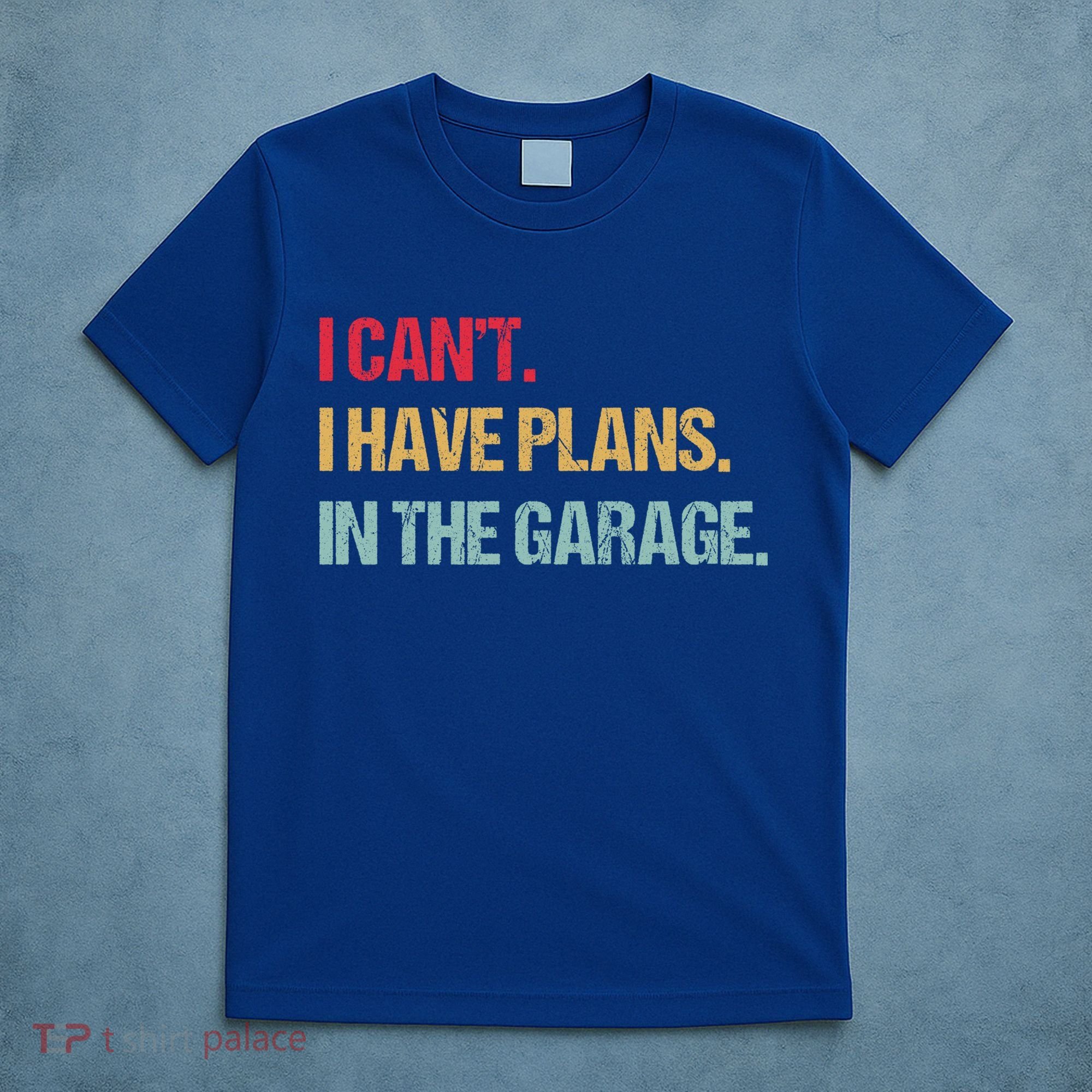 Mechanics Garage Mechanic I Can't I Have Plans In The Garage Cute Gift T-Shirt