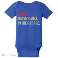 Mechanics Garage Mechanic I Can't I Have Plans In The Garage Cute Gift Baby Bodysuit thumb 0