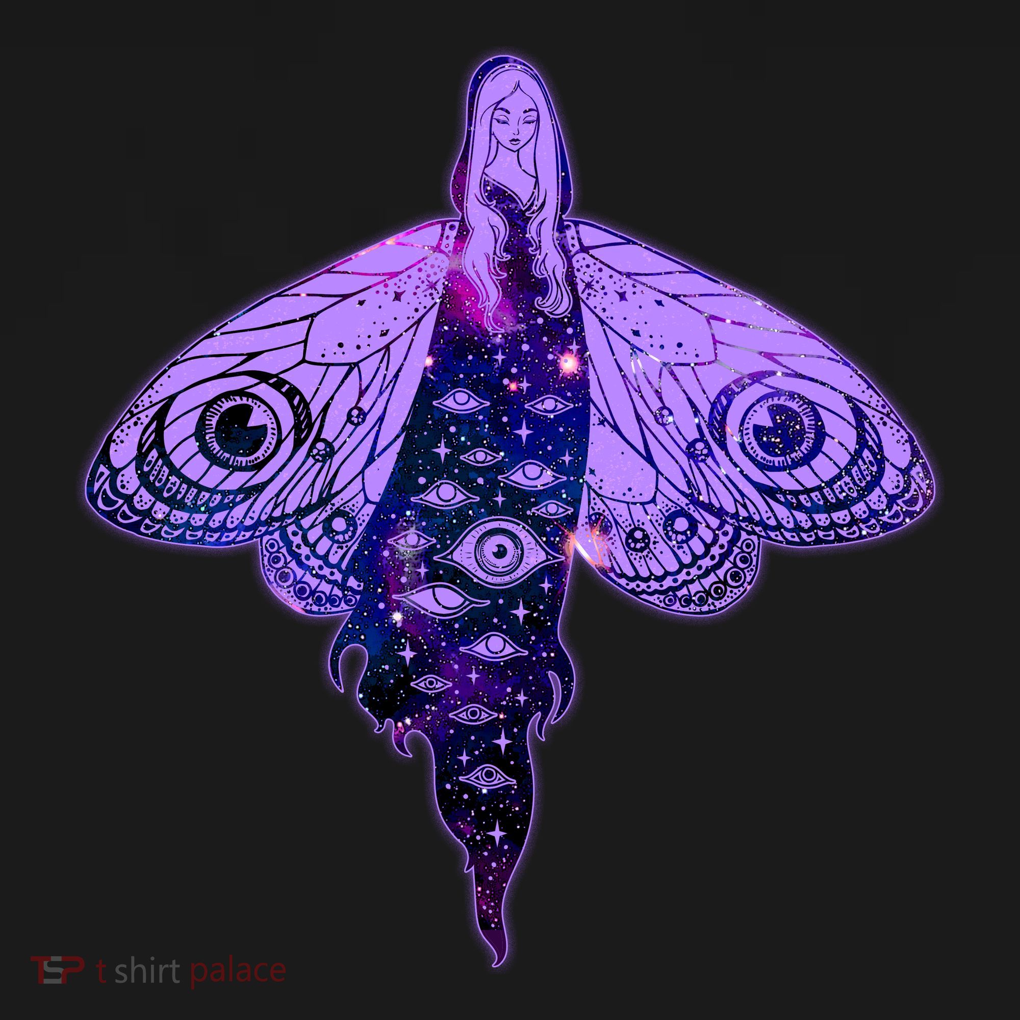 Mystical Gothic Moth Girl Backpack