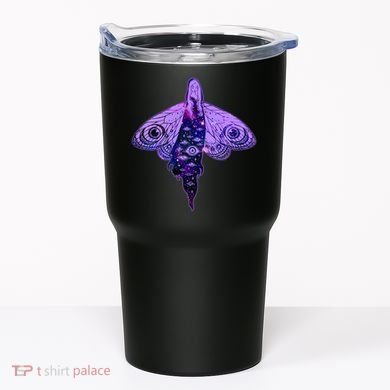 Mystical Gothic Moth Girl Tumbler