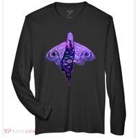 Mystical Gothic Moth Girl Zone Performance Long-Sleeve T-Shirt thumb 0