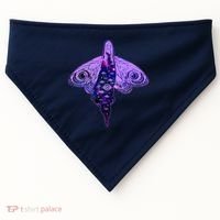 Mystical Gothic Moth Girl USA-Made Doggie Bandana thumb 0