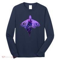 Mystical Gothic Moth Girl Long Sleeve Shirt thumb 0