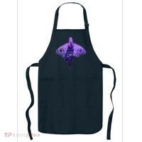 Mystical Gothic Moth Girl Apron thumb 0