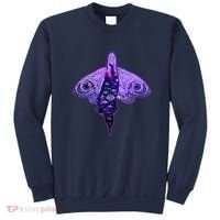 Mystical Gothic Moth Girl Sweatshirt thumb 0