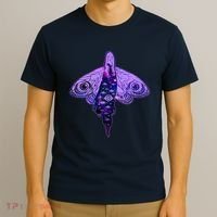 Mystical Gothic Moth Girl T-Shirt thumb 3