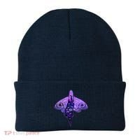 Mystical Gothic Moth Girl Beanie thumb 0