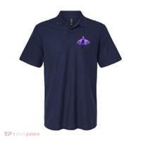 Mystical Gothic Moth Girl Polo thumb 0