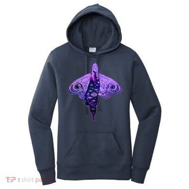 Mystical Gothic Moth Girl Women's Hoodie