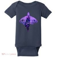 Mystical Gothic Moth Girl Baby Bodysuit thumb 0