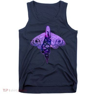 Mystical Gothic Moth Girl Tank Top