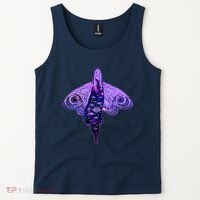 Mystical Gothic Moth Girl Tank Top thumb 2