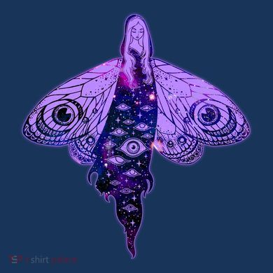Mystical Gothic Moth Girl Toddler Long Sleeve Shirt