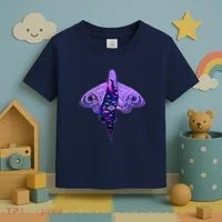 Mystical Gothic Moth Girl Toddler T-Shirt thumb 3