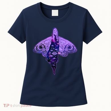 Mystical Gothic Moth Girl Women's T-Shirt