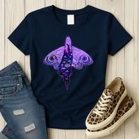 Mystical Gothic Moth Girl Women's T-Shirt thumb 3