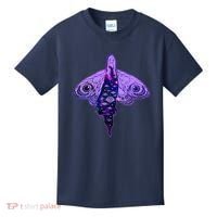 Mystical Gothic Moth Girl Kids T-Shirt thumb 0
