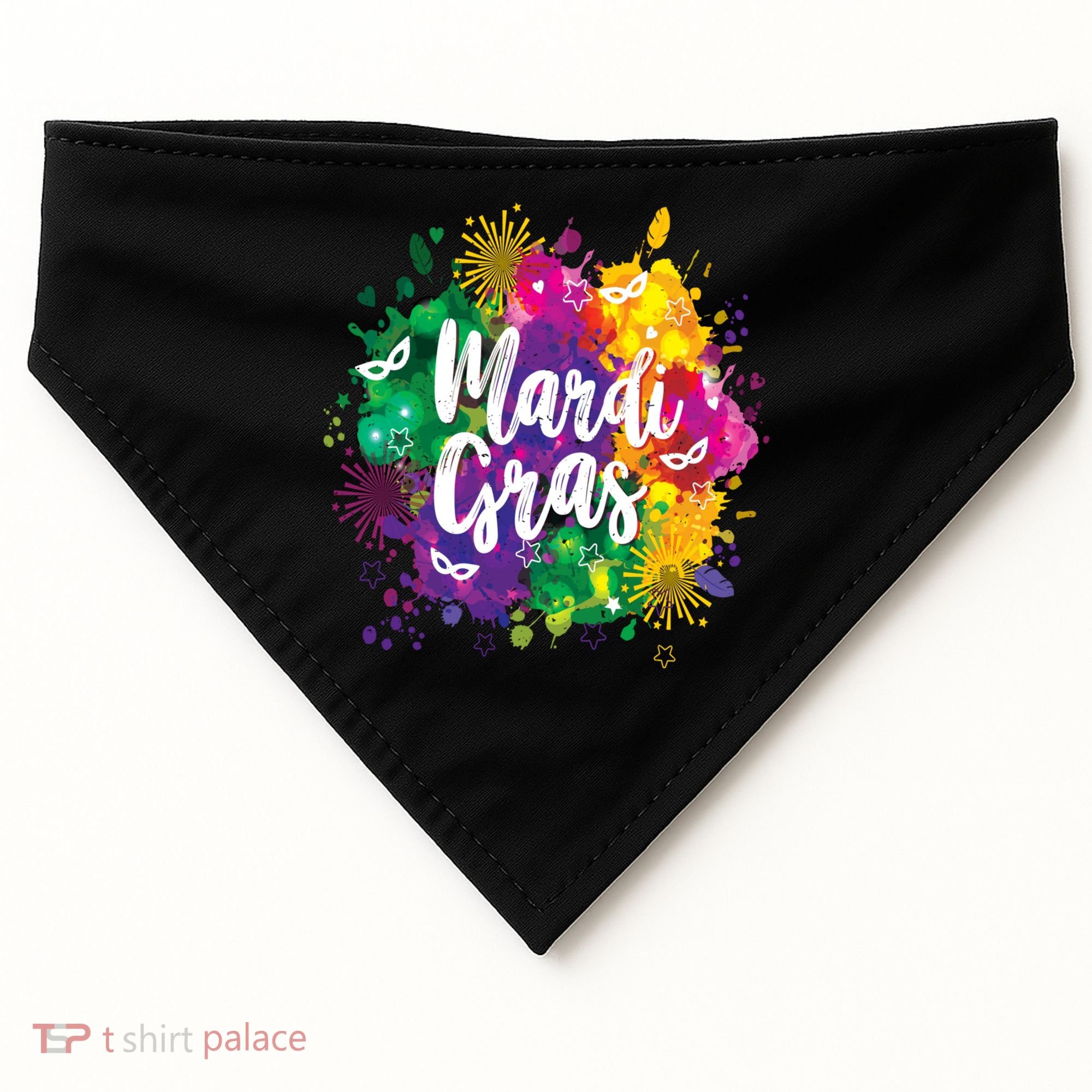 Mardi Gras, Funny Mardi Gras USA-Made Doggie Bandana