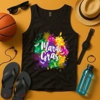 Mardi Gras, Funny Mardi Gras Tank Top thumb 4