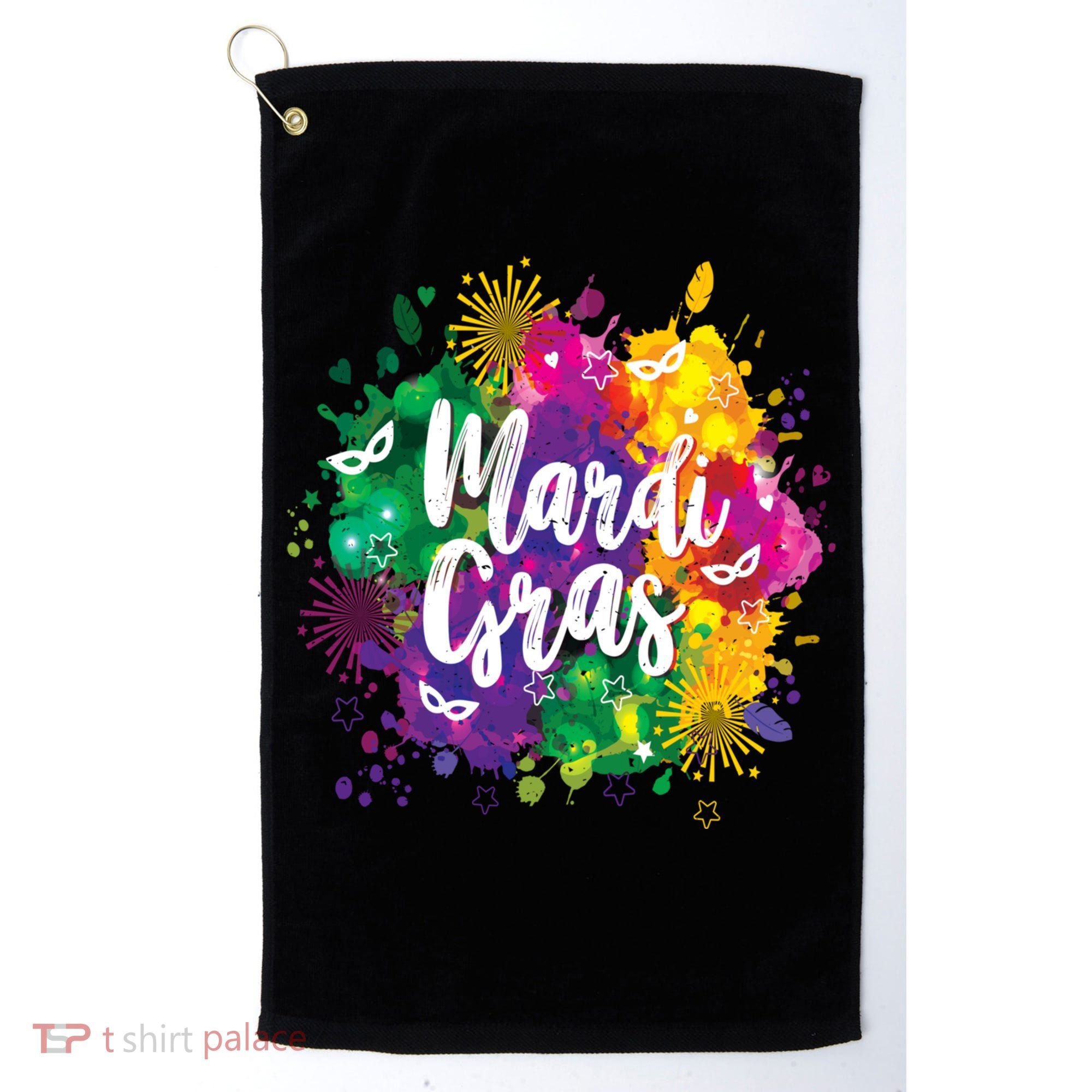 Mardi Gras, Funny Mardi Gras Golf Towel