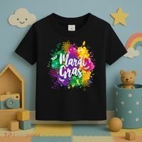 Mardi Gras, Funny Mardi Gras Toddler T-Shirt thumb 3