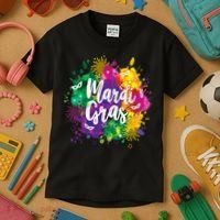 Mardi Gras, Funny Mardi Gras Kids T-Shirt thumb 3