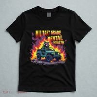 Military Grade Mental Health Warrior Military Veterans T-Shirt thumb 5