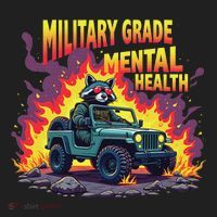 Military Grade Mental Health Warrior Military Veterans Beanie thumb 2
