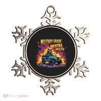 Military Grade Mental Health Warrior Military Veterans Ornament thumb 0