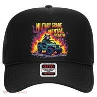 Military Grade Mental Health Warrior Military Veterans Hat thumb 0