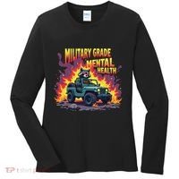 Military Grade Mental Health Warrior Military Veterans Women's Long Sleeve Shirt thumb 0