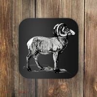 Mountain Goat Mountain Sheep Coaster thumb 0