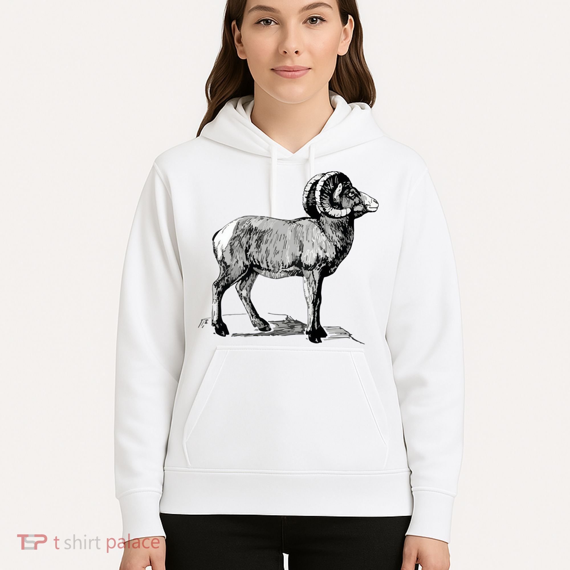 Mountain Goat Mountain Sheep Hoodie