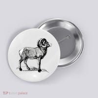 Mountain Goat Mountain Sheep Button thumb 0