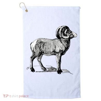 Mountain Goat Mountain Sheep Golf Towel