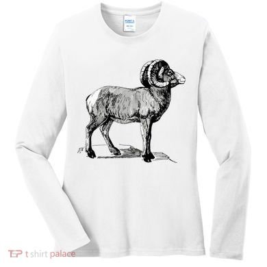 Mountain Goat Mountain Sheep Women's Long Sleeve Shirt
