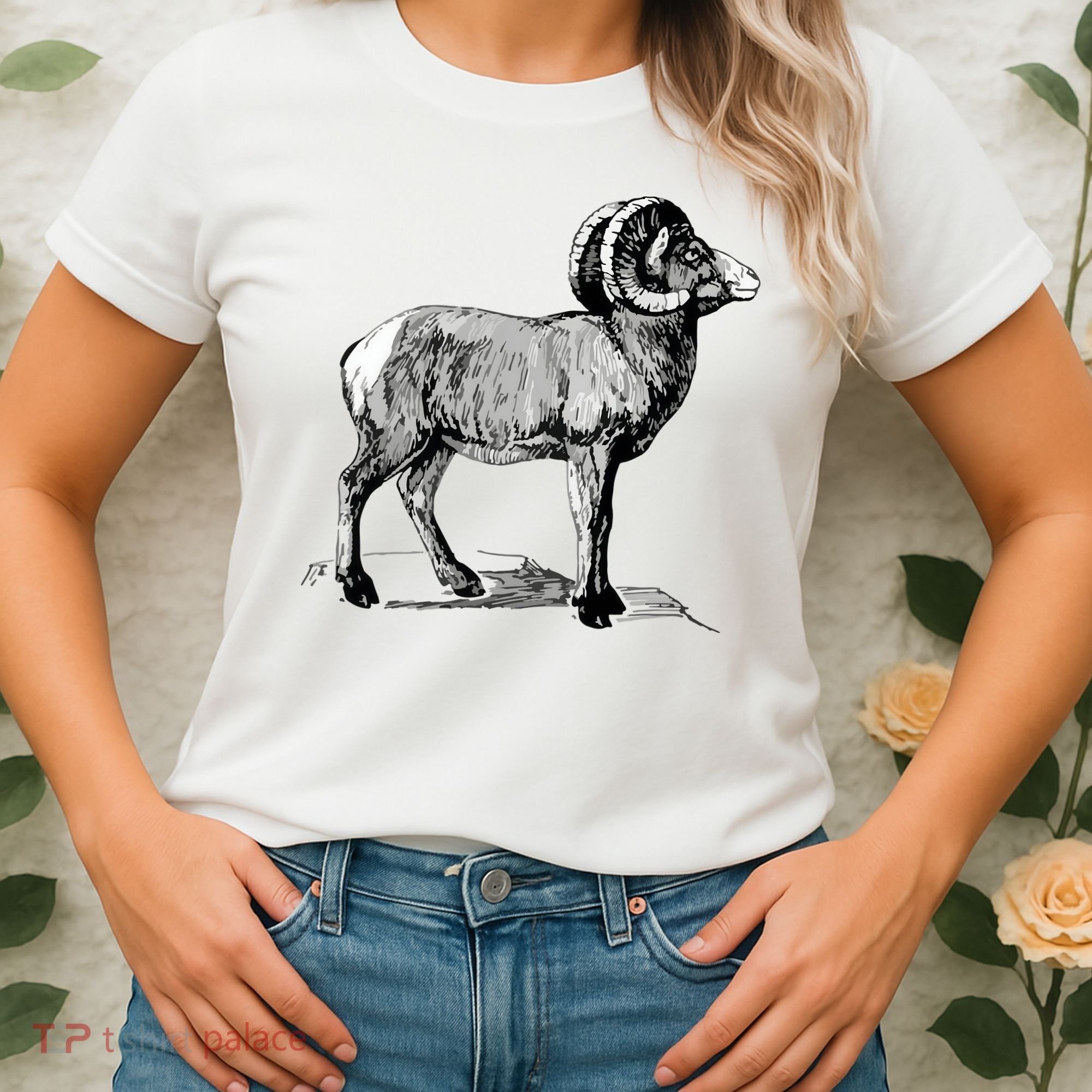 Mountain Goat Mountain Sheep Women's T-Shirt