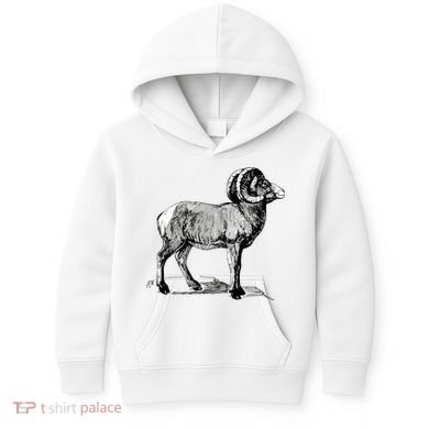 Mountain Goat Mountain Sheep Kids Hoodie