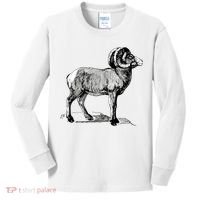 Mountain Goat Mountain Sheep Kids Long Sleeve Shirt thumb 0