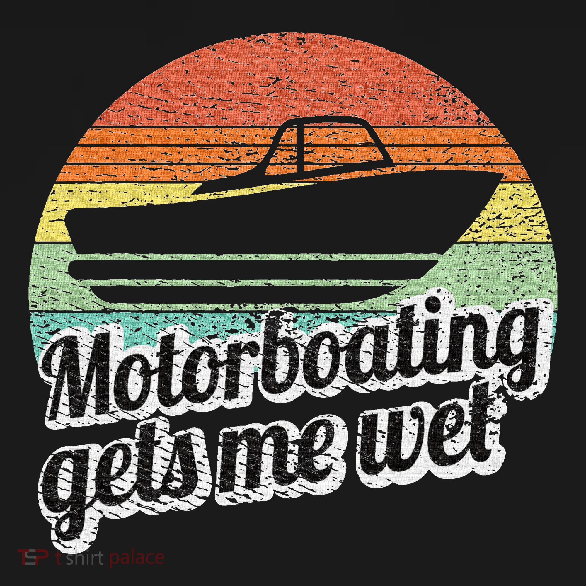 Motorboating Gets Me Wet Women Motor Boat Captain Women's Hoodie