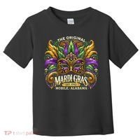Mardi Gras Mask The Original Mobile Alabama Mardi Gras Toddler T-Shirt thumb 0