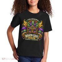 Mardi Gras Mask The Original Mobile Alabama Mardi Gras Kids T-Shirt thumb 2