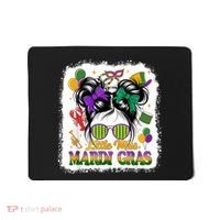 Mardi Gras Messy Bun Girl Women Mousepad thumb 0