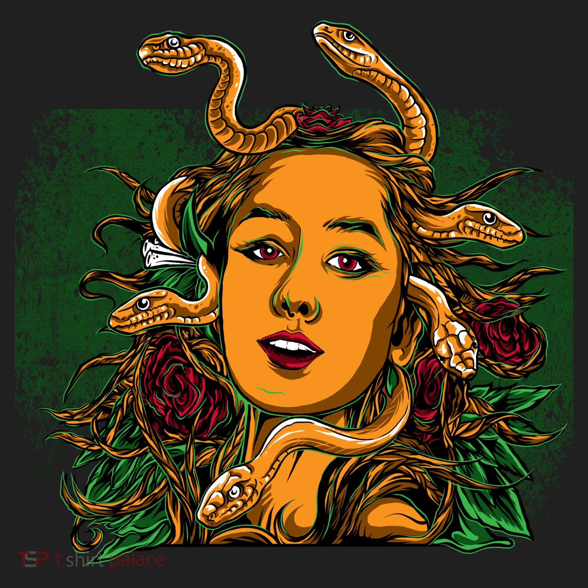 Medusa Greek Mythology Gorgo Golf Towel