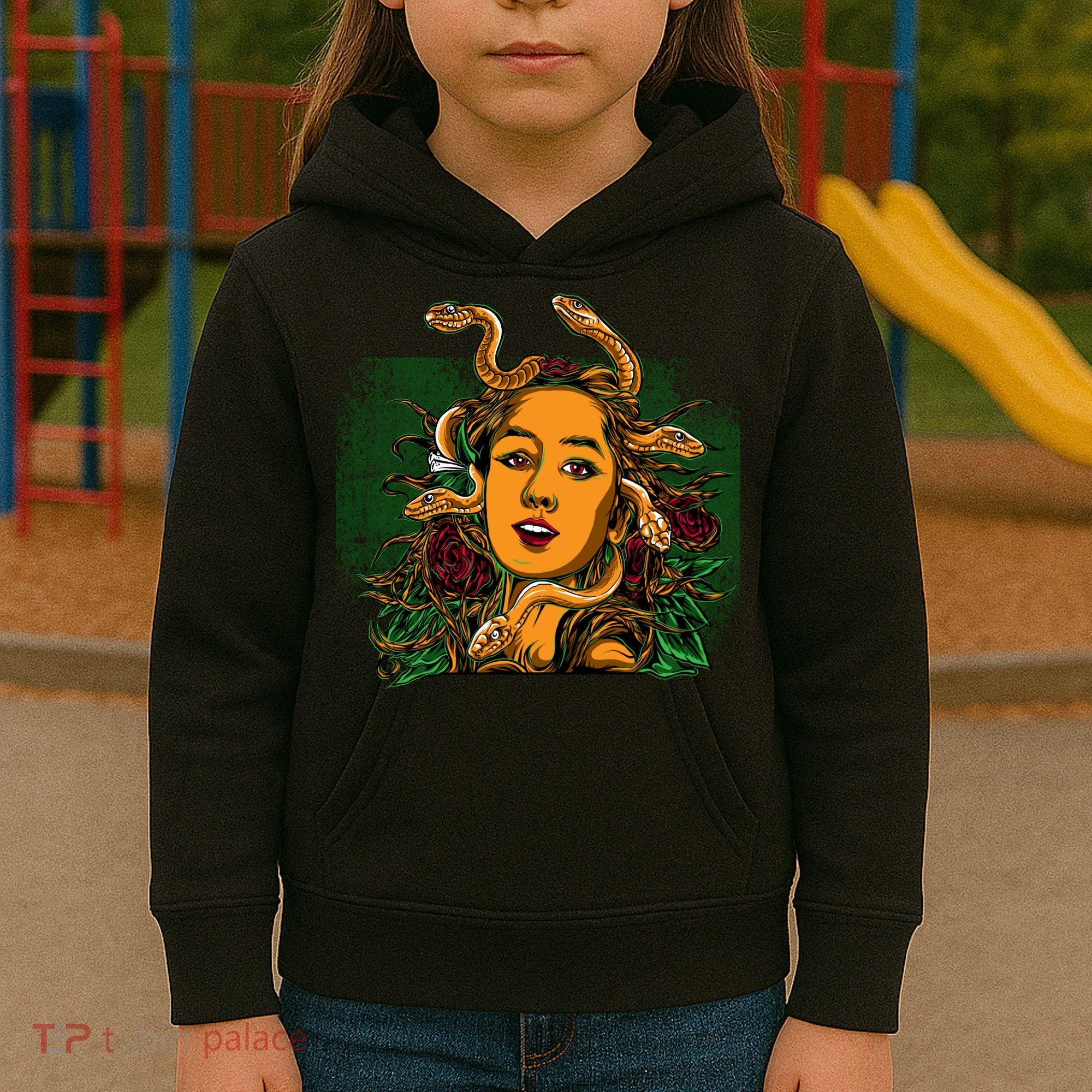 Medusa Greek Mythology Gorgo Kids Hoodie